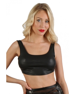 Wetlook Bra Top M Black