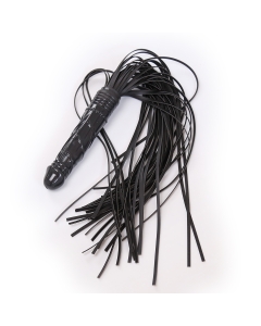 Dildo Handle Flogger Black