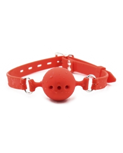 Silicone Ball Gag M dia 4.5cm Red