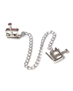 Adjustable Nipple Clamps Silver