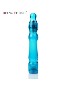 Anal Plug Vibrator 7.3" Blue