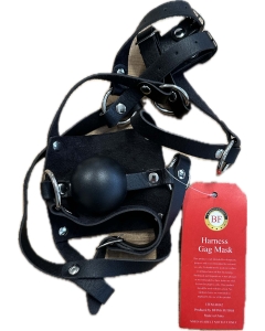 Harness Gag Mask Black