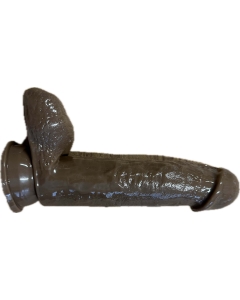 TPR Dildo 7.4" brown