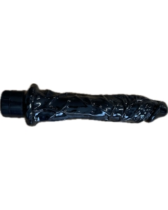 Vibrating Dildo 9.8" Black