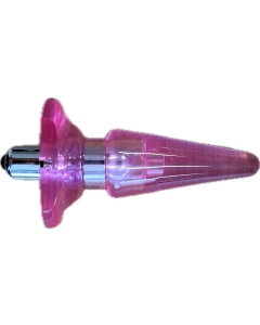 Vibrating Anal Plug 4.8" pink