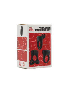 Vibrating Cockring Set nr.01 Black