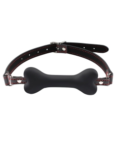 Locking bone gag M black