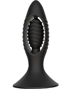 AP1 - Shock Swelling Anal Plug Black