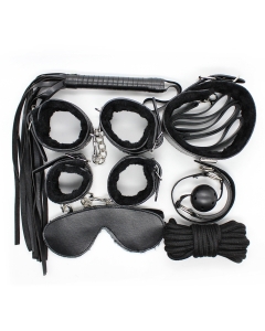 BDSM Set A (9pcs) Black