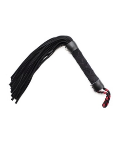 Leather Flogger 38 cm black