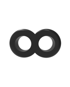 Duo Cock 8 Ball Ring (Black)