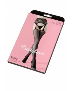 Suspender Tights OS Black