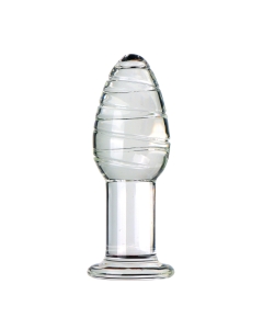 Glassdildo Anal plug 11.5cm Clear