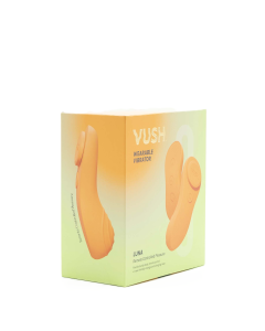 Vush - Couples Play - Luna Wearable Vibrator +Remote Orange