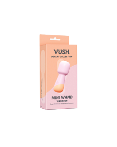 Vush - Peachy - Mini Wand Vibrator Pink