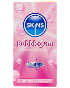 Skins Condoms Bubblegum 12 (6-Pack)