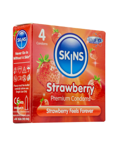 Skins Condoms Strawberry 4 (6-Pack)