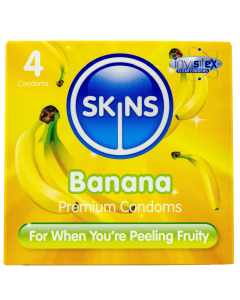 Skins Condoms Banana 4 (6-Pack)