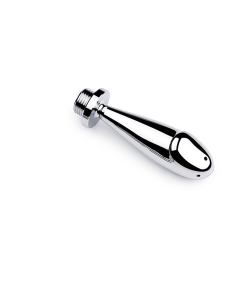 Penis Shape Shower Head Anal+Vaginal Silver