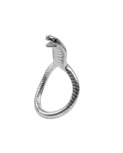 Cobra-Head Cock Ring 45mm Silver