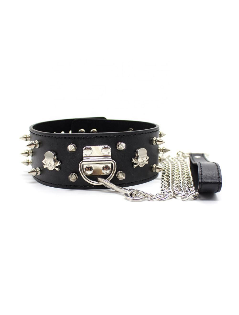 Neck Collar With Chains Black Klip